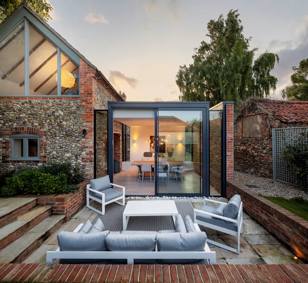 Flint House Norfolk remodelled cottage