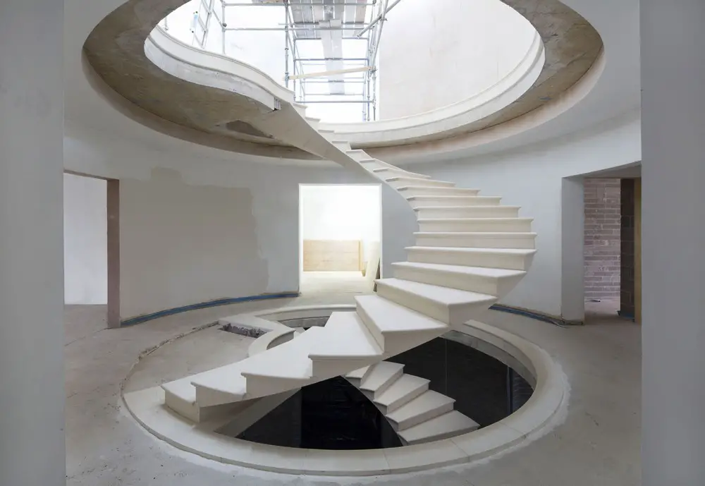 Formby Stair spiral design interior