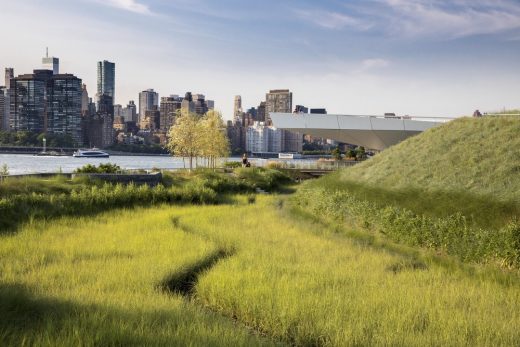 Hunter’s Point South Waterfront Park natural landscape