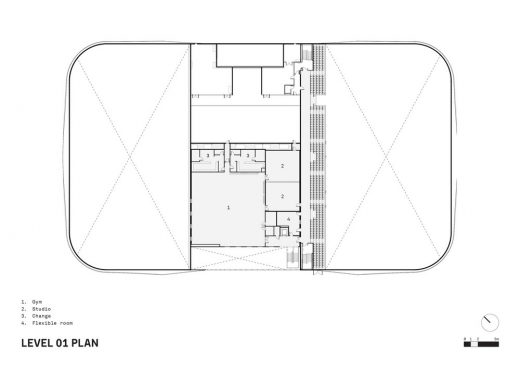 Lee Valley Ice Centre London first floor plan