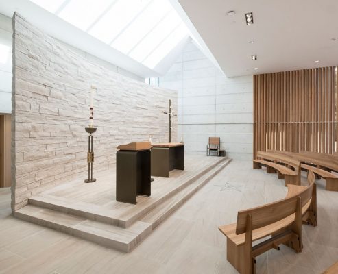 Saint Mary's College High School Student Chapel Albany interior