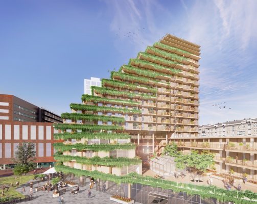 SAWA Lloydquarter wooden building design