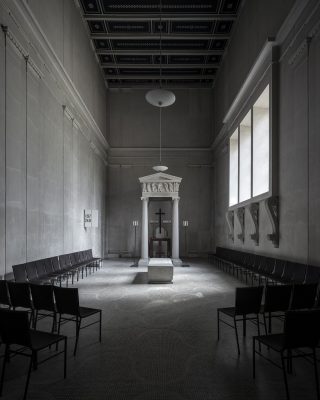 Skogskyrkogarden building in Sweden by architect Sigurd Lewerentz