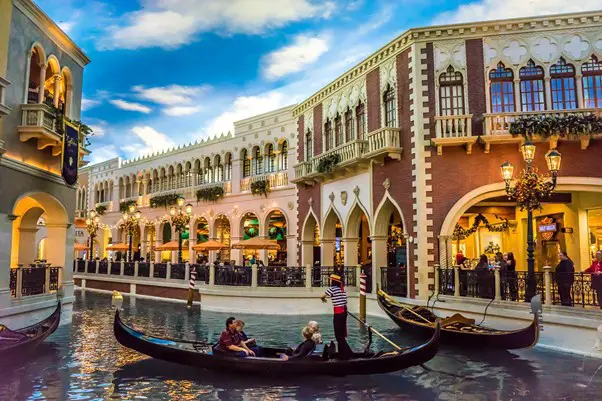 Venetian Las Vegas gondola canal