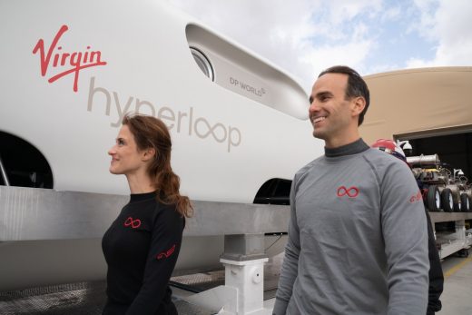 Virgin Hyperloop Trials first passengers ride