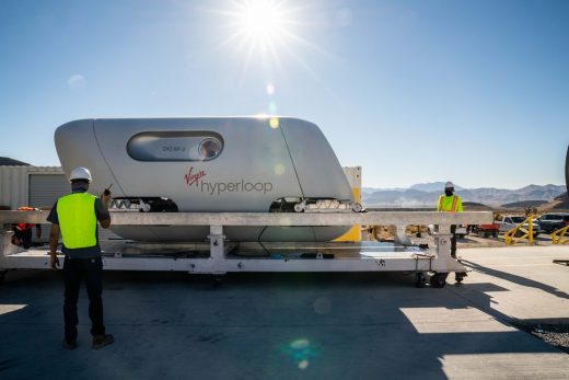 Virgin Hyperloop Pegasus Pod Nevada USA