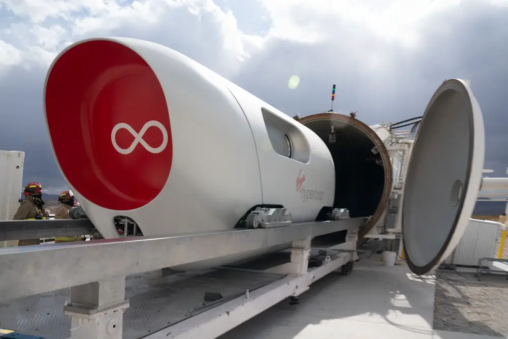 Virgin Hyperloop Pegasus Pod Nevada USA