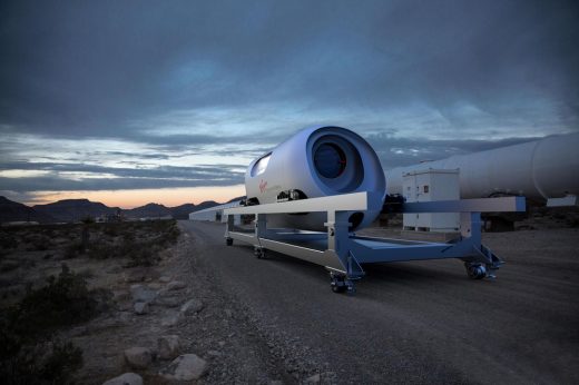 Virgin Hyperloop Pegasus Pod Nevada USA