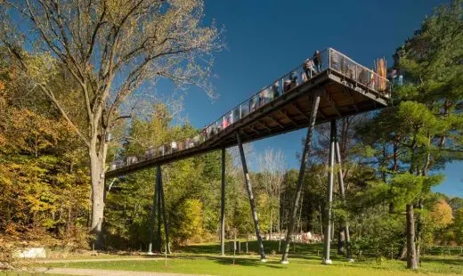 Whiting Forest of Dow Gardens in Midland, Michigan