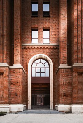 Ninghai Campus teaching building's entrance