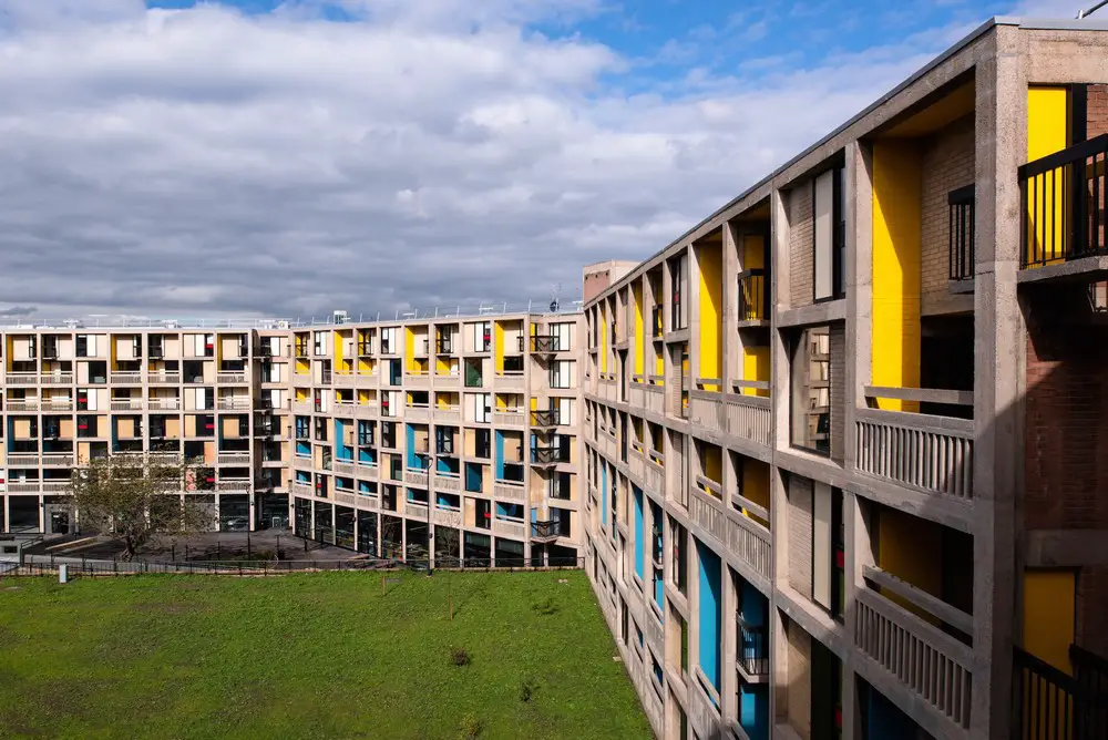 Brutalist Béton House student accommodation Sheffield
