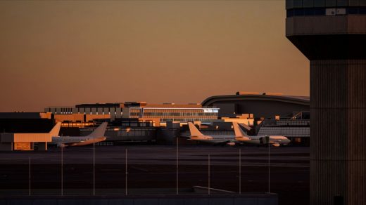 Dublin T1 Airport building Ireland