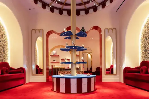 Louboutin Luxury Boutique Toronto store design