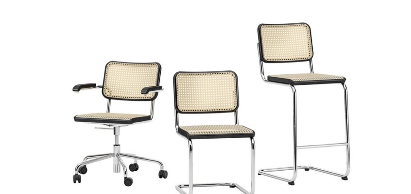 New Bar Stool Versions of Classic Thonet S 32