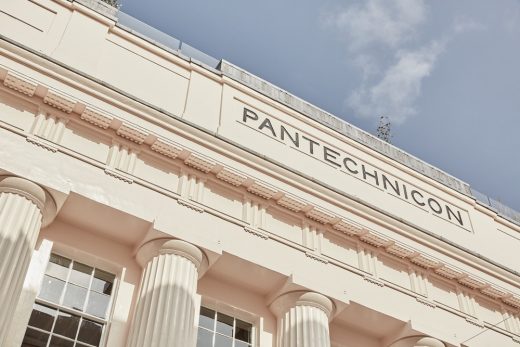 Pantechnicon Belgravia West London Motcomb Street facade