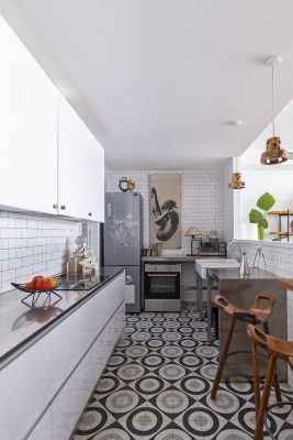 Poble Nou loft Barcelona kitchen interior design