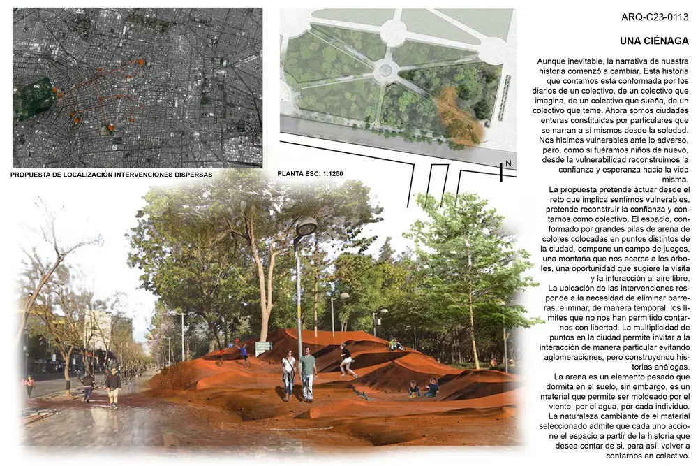 Arquine Competition MEXTÓPOLI 2021 Pavilion Winners