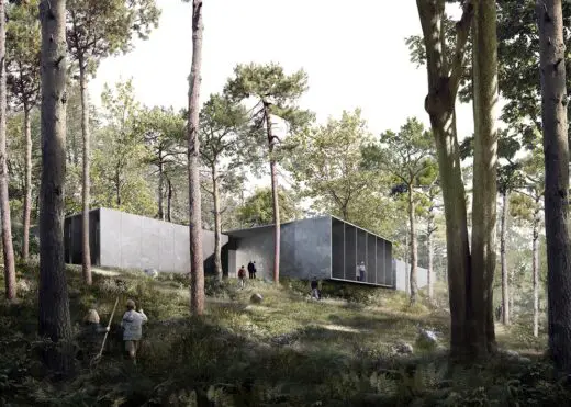 Cold War Museum Rold Forest Jutland design by Danish Architect