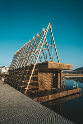 Floating Sauna Tromso Harbour