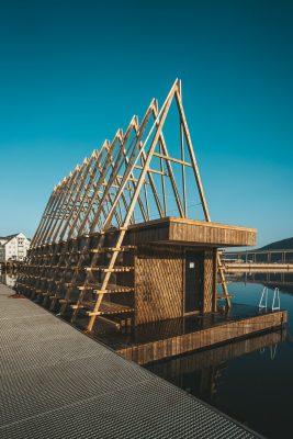 Floating Sauna Tromso Harbour