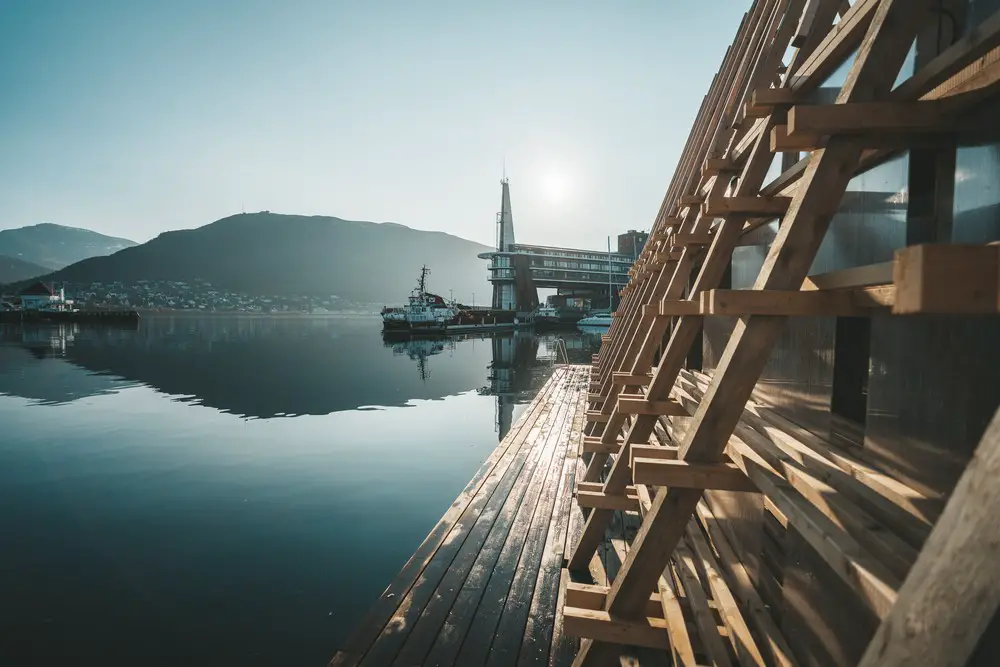 Floating Sauna Tromso Harbour