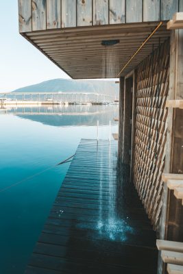 Floating Sauna Tromso Harbour