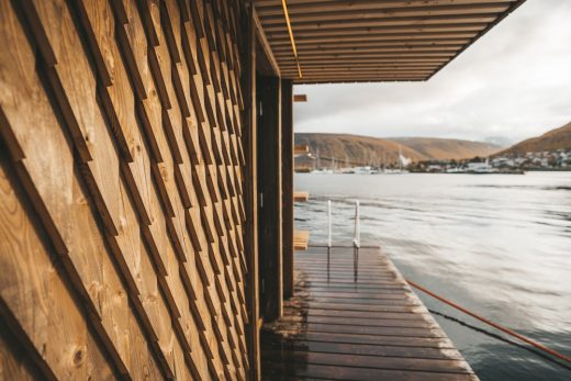 Floating Sauna, Tromsø Harbour