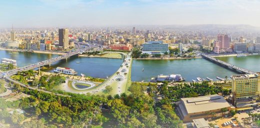 Living Pedestrian Bridge Over The Nile, Cairo