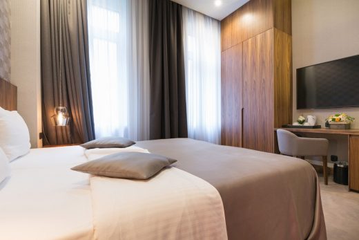Modern Hotels luxury guide 2021 - hotel bedroom interior