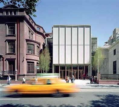 Morgan Library and Museum entrance by Renzo Piano architect