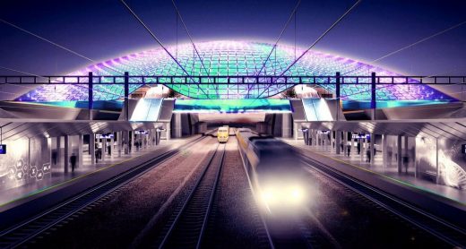 Prague East High-speed Terminal Design Competition, Czech Republic