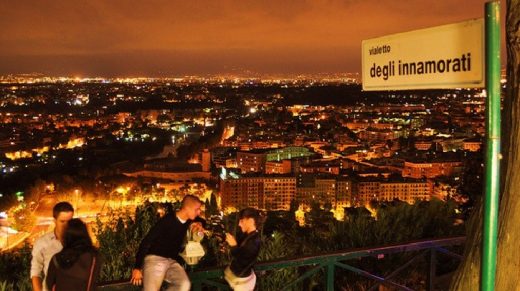 Taking a Romantic Walk in Rome