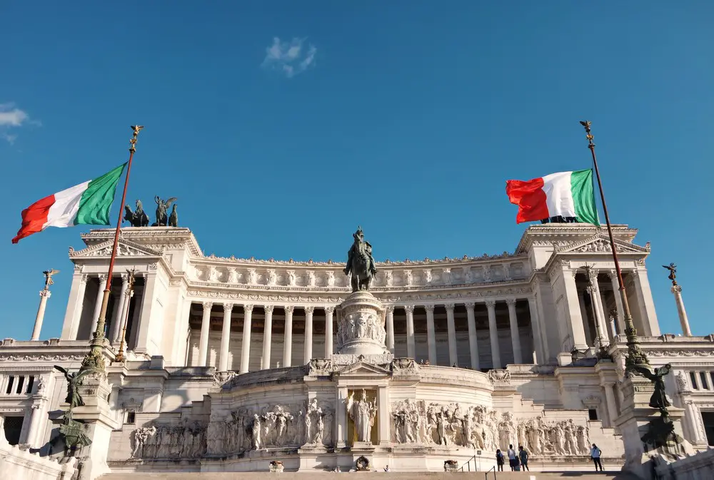 Taking a Romantic Walk in Rome