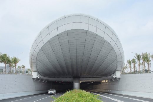 Wenming East Tunnel Entrances Haikou