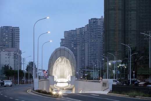 Wenming East Tunnel Entrances Haikou