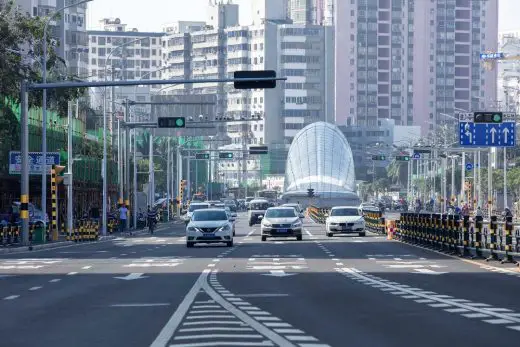 Wenming East Tunnel Entrances Haikou