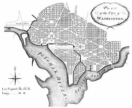 Pierre Charles L’Enfant plan of Washington DC