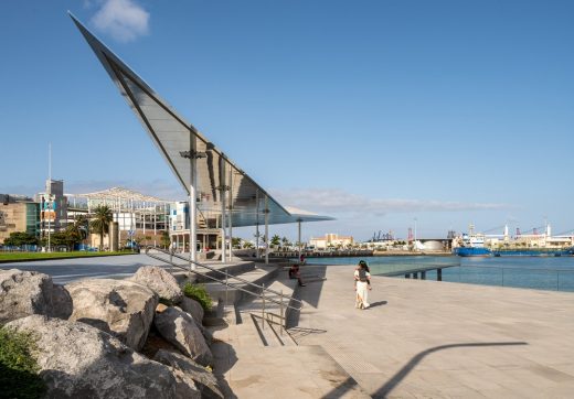 Seafront of Las Palmas de Gran Canaria Spain