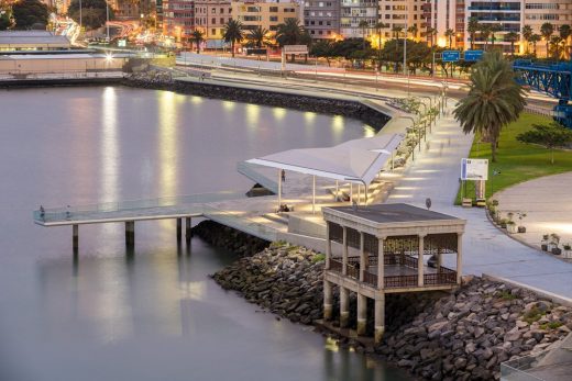 Seafront of Las Palmas de Gran Canaria Spain