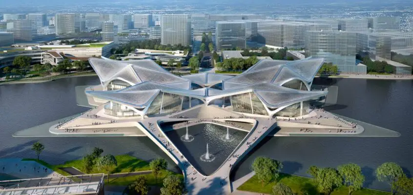Zhuhai Jinwan Civic Art Centre, China