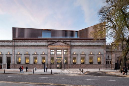Aberdeen Art Gallery, Scotland, design by Hoskins Architects