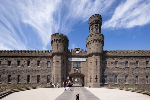 Coburg piazza at former Pentridge Prison Melbourne