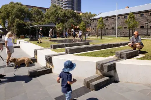 Coburg piazza at former Pentridge Prison Melbourne