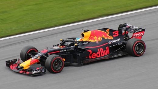 Formula 1 Racing 2021 red Bull team car