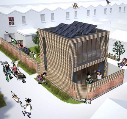 Home-Made Bristol Ecomotive and SNUG Homes design