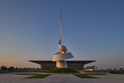 The Scroll Sculpture in Sharjah, United Arab Emirates
