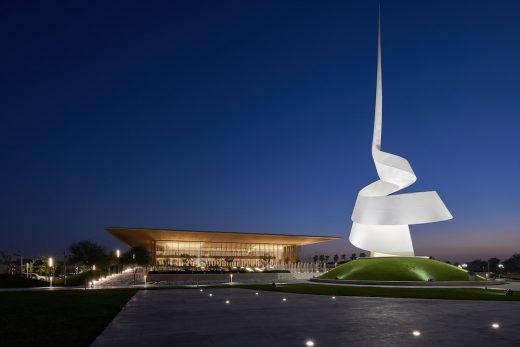 The Scroll Sculpture in Sharjah, UAE