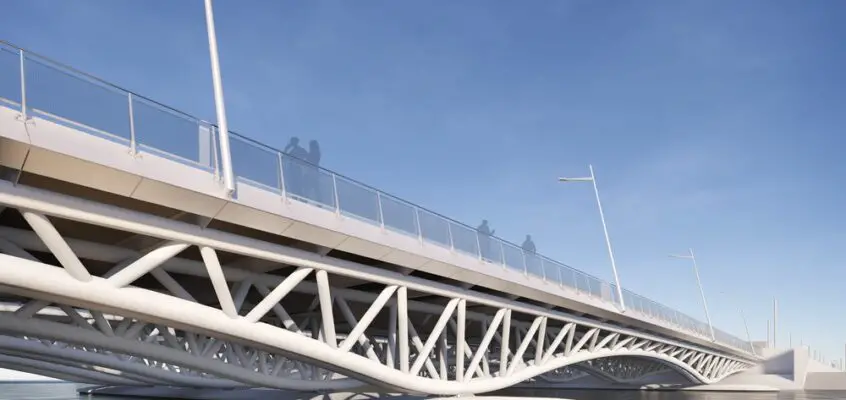Two new IJburg bridges, Amsterdam: Grimshaw