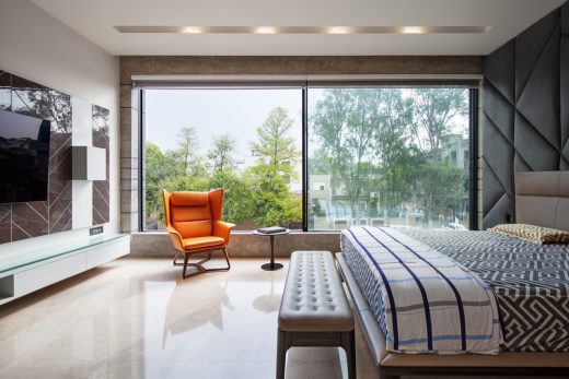 Cantilever House, Ghaziabad, Uttar Pradesh bedroom