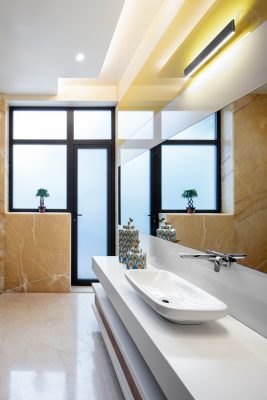Ghaziabad home bathroom interior design by ZED Lab